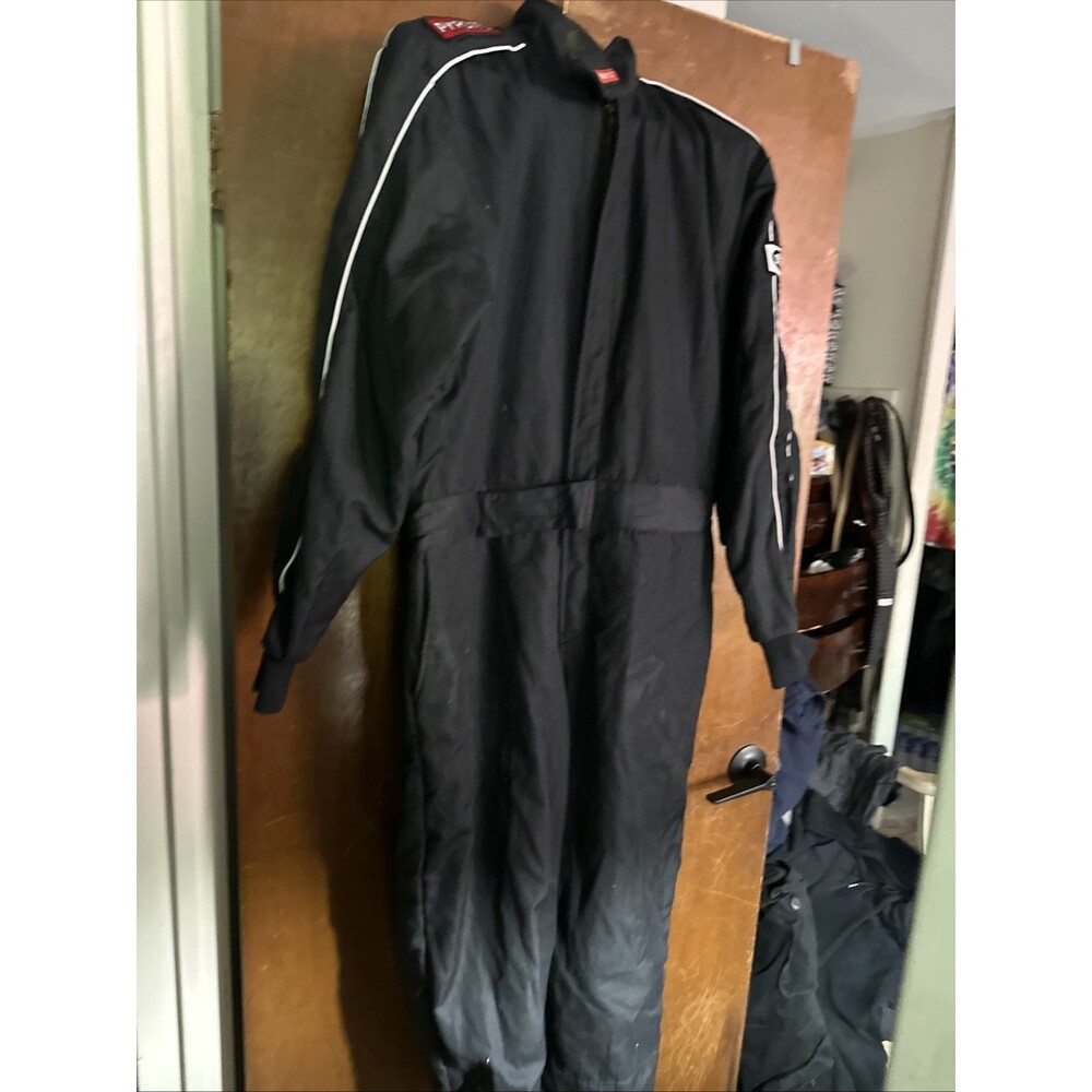 Protect Black Race Suit SFI 3-2A/5, Thick With Accessories Med Underware, S Over